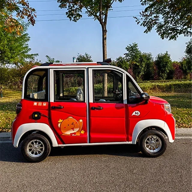 Four Doors Four Seats Delivery Mini EV Car Vehicle for Adult / Four Wheels New Energy Small Classic Electric Car from China