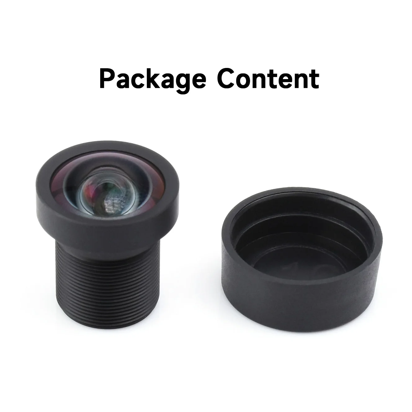 Waveshare M12 High Resolution Lens, 12MP, 113° FOV, 2.7mm Focal length, Compatible With Raspberry Pi High Quality Camera M12