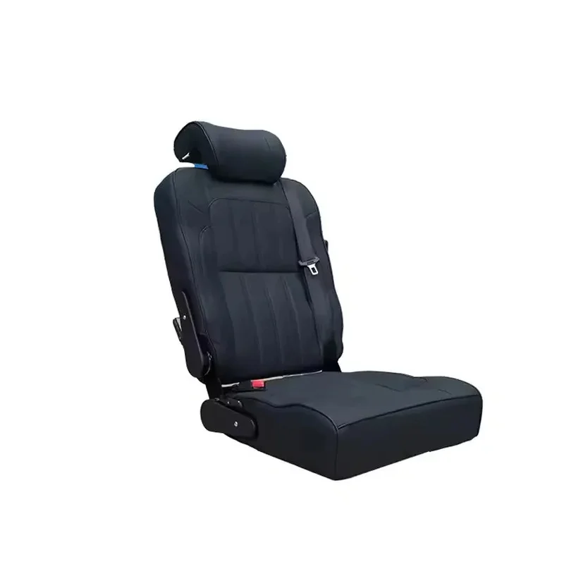 High Quality Two‑Way Convertible Leather Car Seat, Foldable Bed Structure for Cars, RVs and Multi‑Purpose Vehicles, Space‑Saving