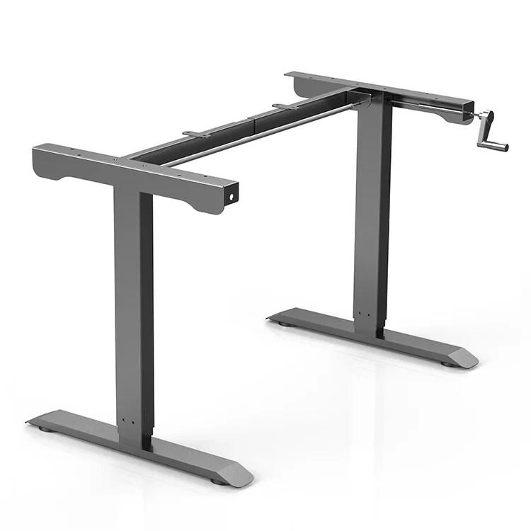 Hot Sale Hand Crank Heavy Duty Sit Stand Corner Stand Up Office Desk