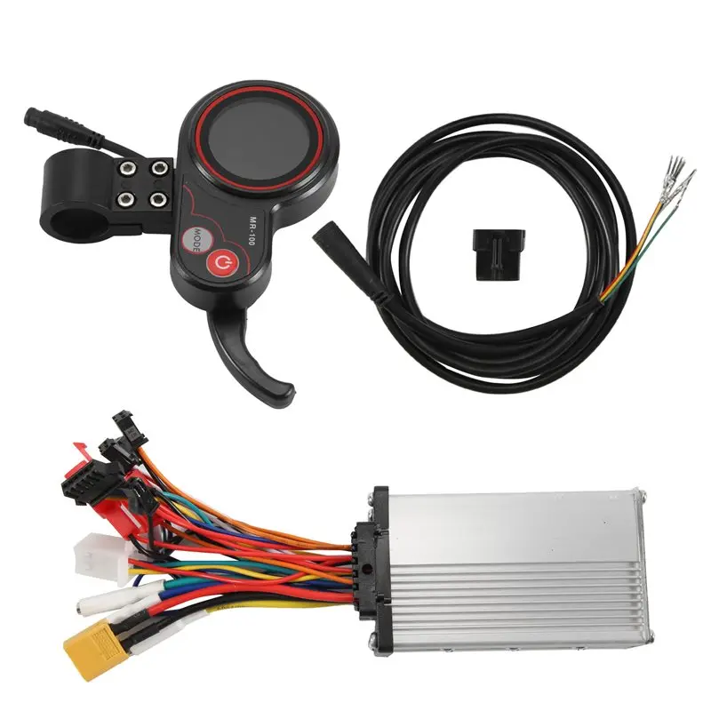 NEW HOT In Stock-36V 500W Controller+MR-100 LCD Display Dashboard Meter For KUGOO Electric Scooter Accessories Parts Kit