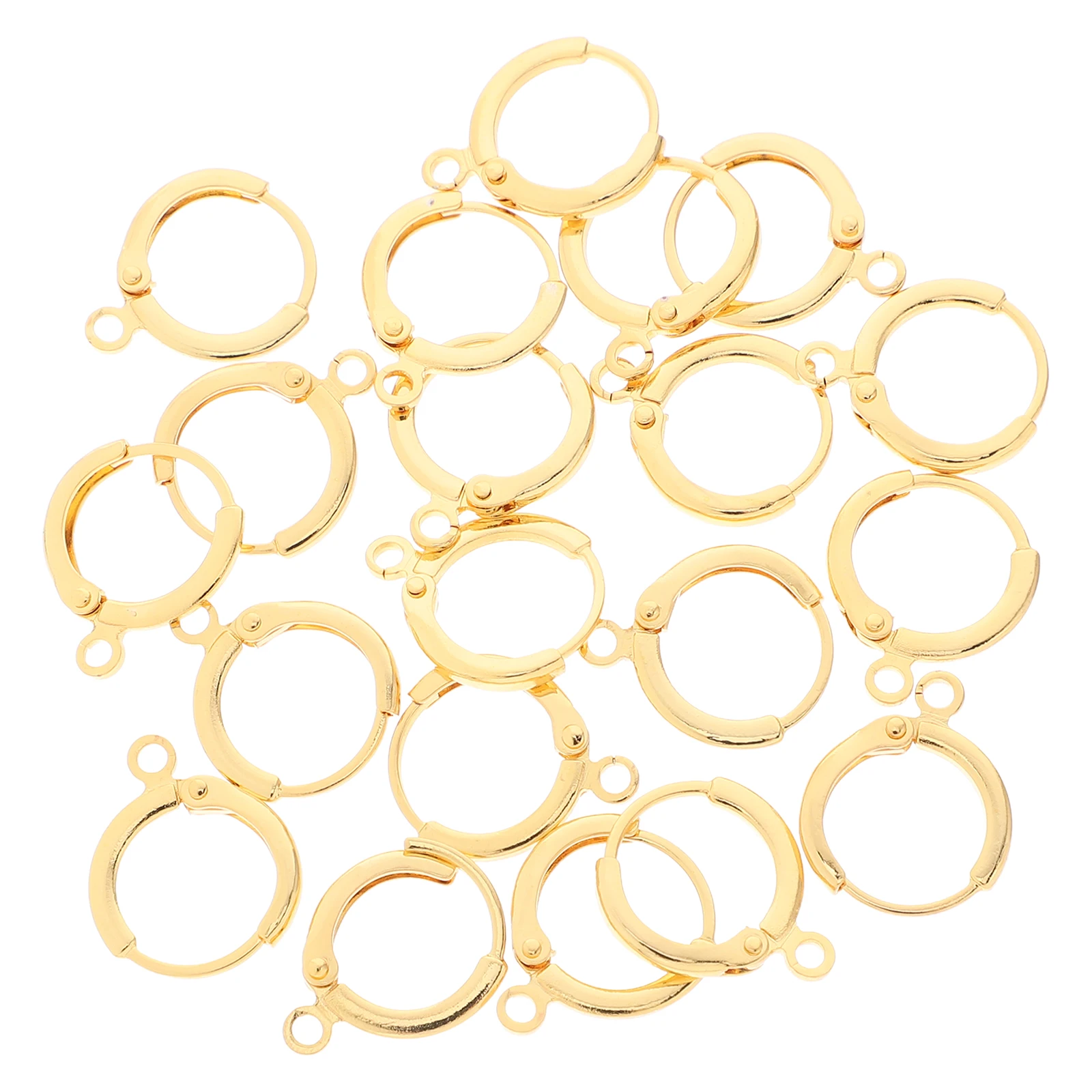 

20 шт. крючки для сережек DIY аксессуары женские украшения для сережек универсальный дизайн стильный на ощупь широкое применение