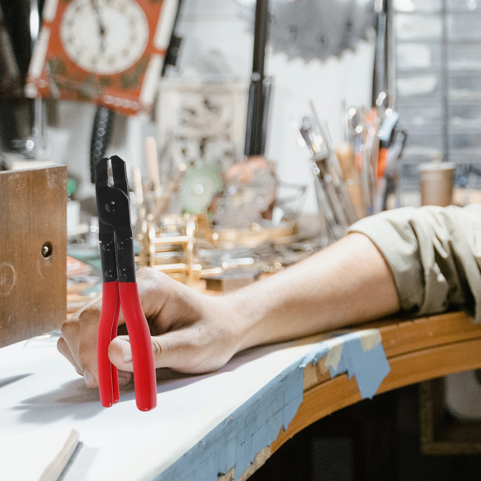 

Boot Clamp Pliers Sturdy Adjustable Hose Clamp Tool Joint Banding Pliers High Heel Plier Auto Repair Tool