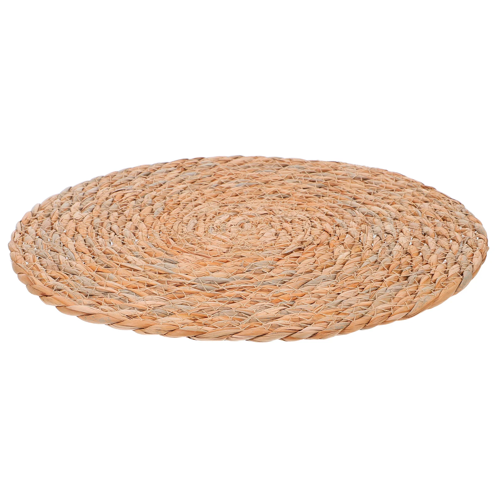 

Woven Round Placemat Braided Insulated Table Mat Decorative Pot Cushion Heat Resistant Cutlery Mat Dining Table Crosstalk