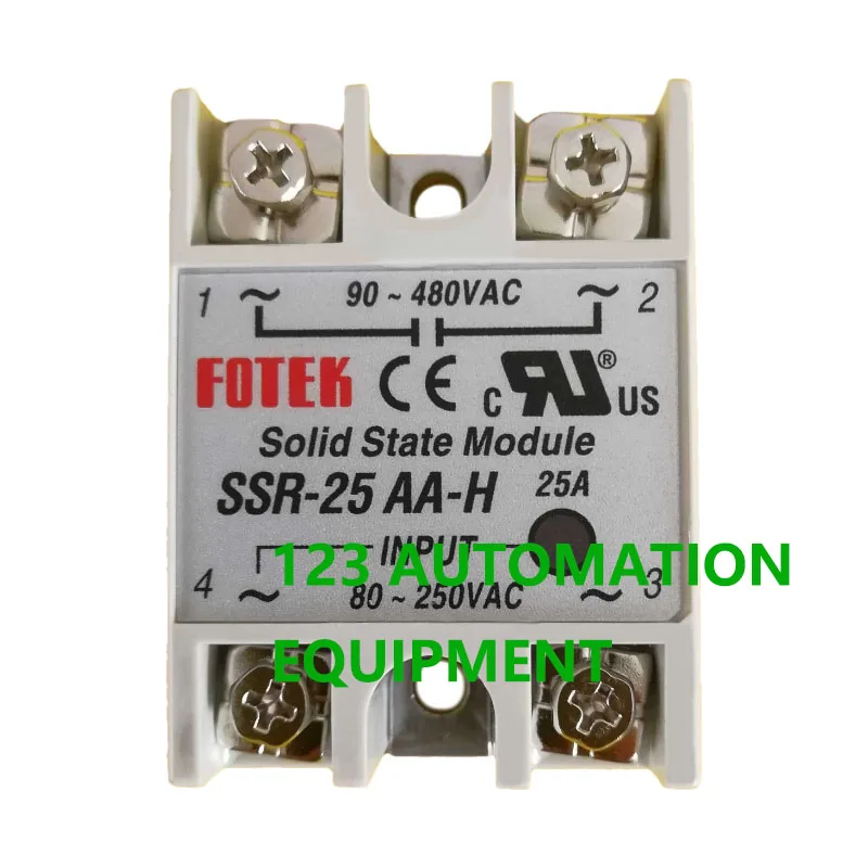 Authentic New  FOTEK SSR-25AA 40AA 50AA 75AA-H Solid State Relays 25A 40A 50A 75A SSR High Voltage