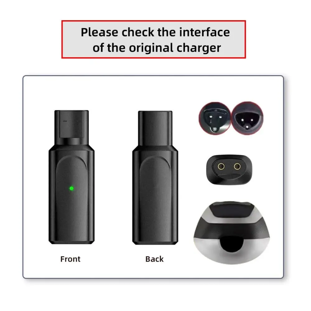 KVIFO 12V Type-C Shaver Adapter Charging Converter for Braun Series 3 5 7 9 Electric Shaver Machine with Charging Indicator image 5
