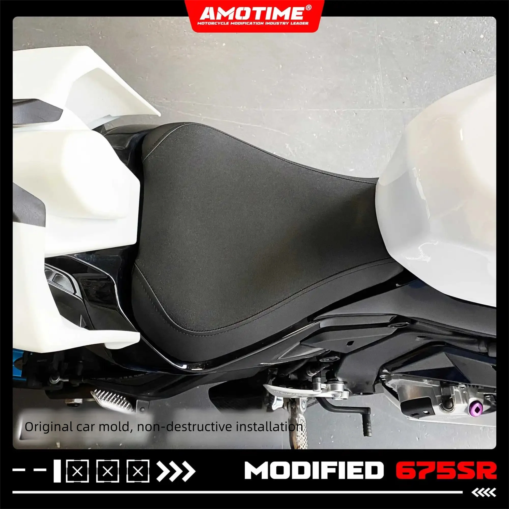 

For CFMOTO 675SR-R seat cushion height increase 840 front seat cushion height increase seat cushion comfort soft elastic modific
