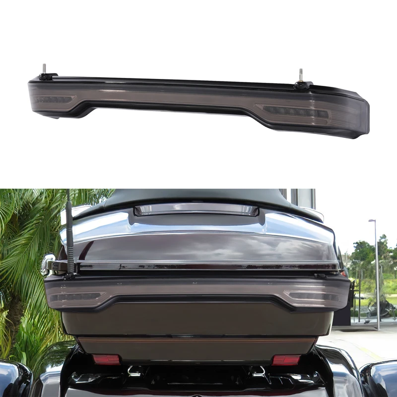 

Sequential Dynamic Flowing LED Rear Brake Tail Light Accent For Harley 2014-2025 King Trunk Road King Road Street Electra Glide