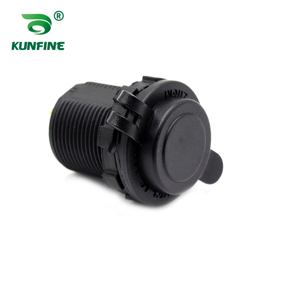 

High Quality Black Color 12V 24V Car Marine Boat LED Blue Light 4.8A Dual USB Car Charger
