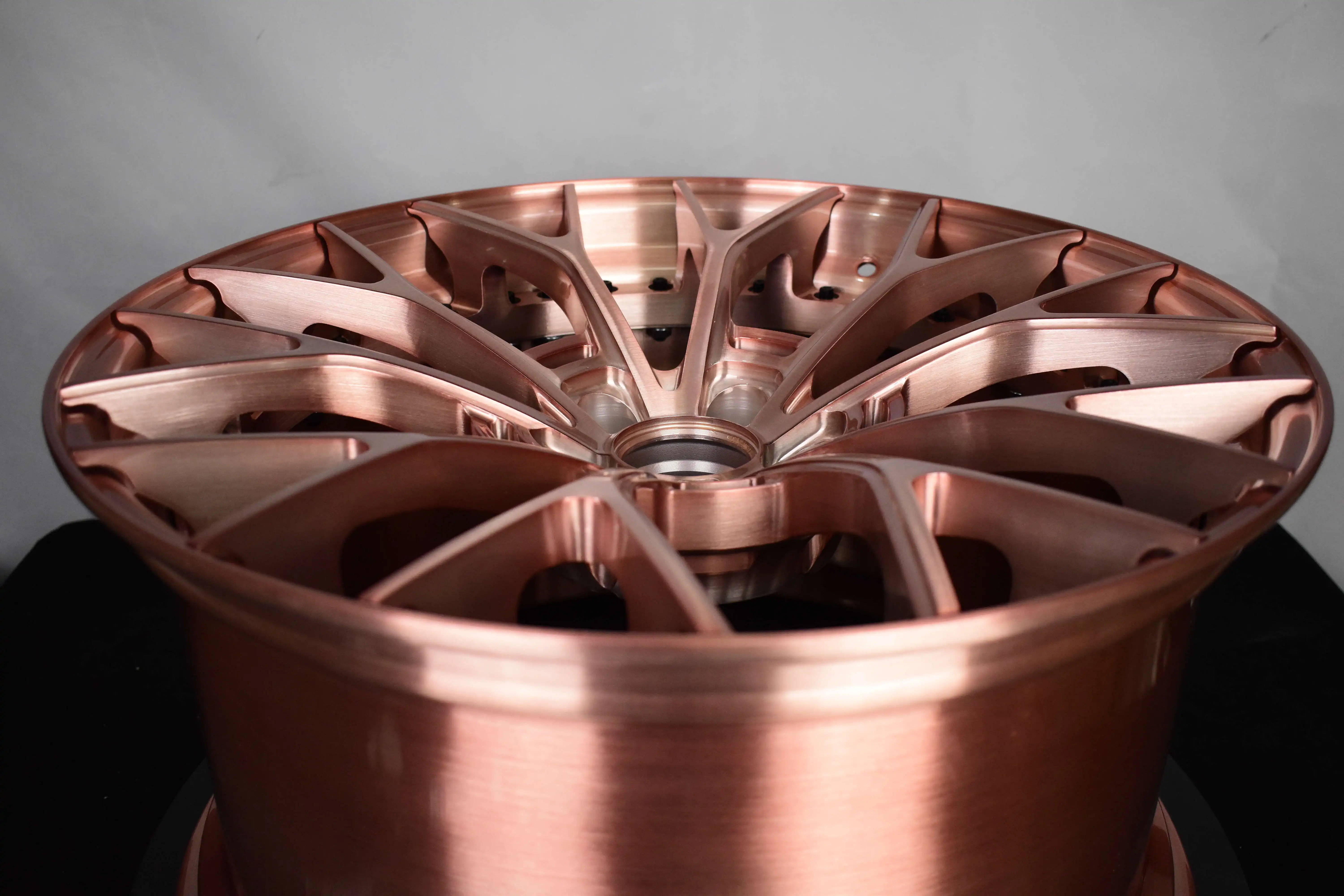 

for 2 Piece Brushed Rose Gold 21 Inch 5x112 Forged Wheel Rims Luxury high-end customization