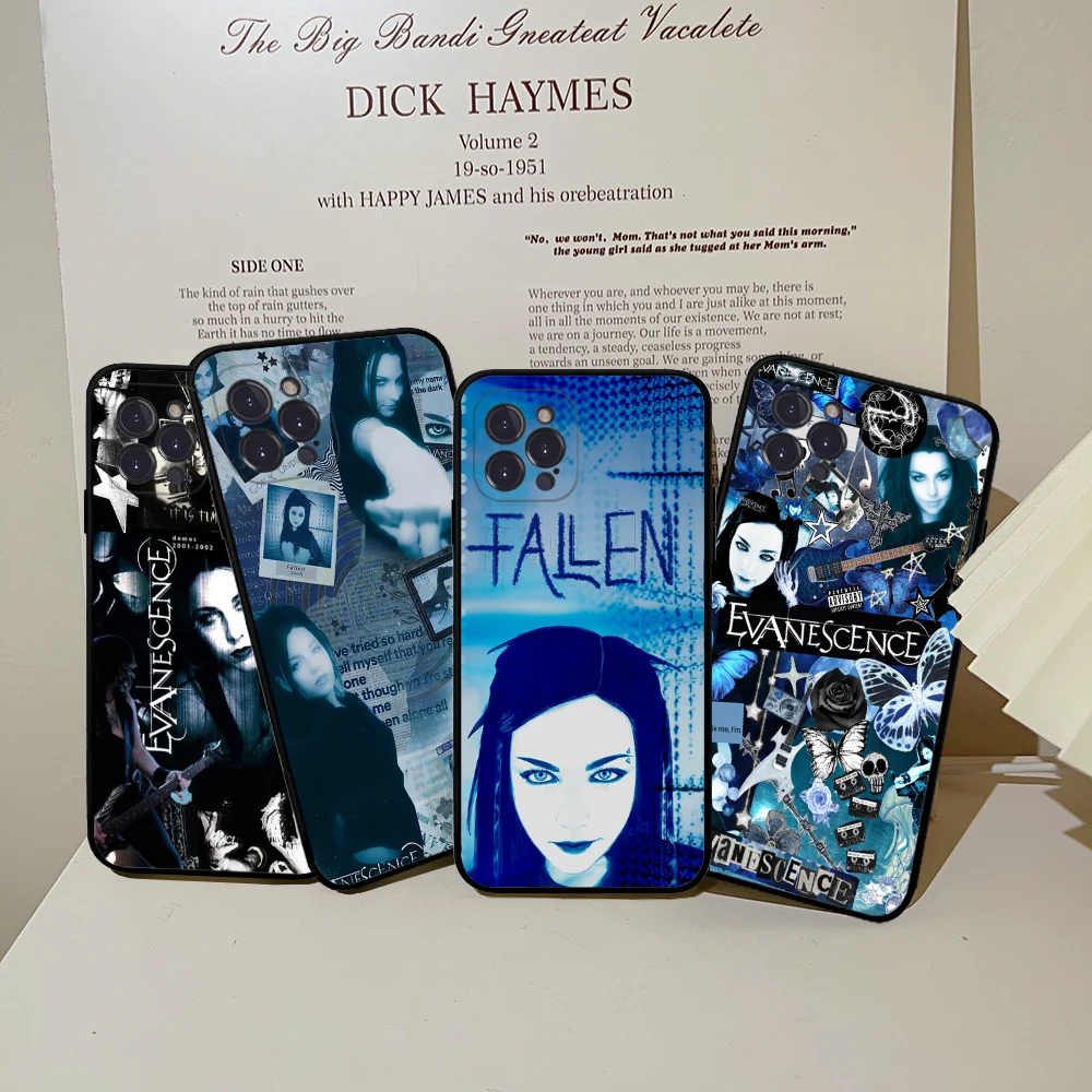 

E-Evanescence A-Amy Lee Phone Case For iPhone 16 15 14 11 12 13 Mini Pro XS Max Cover 6 7 8 Plus X Funda Shell