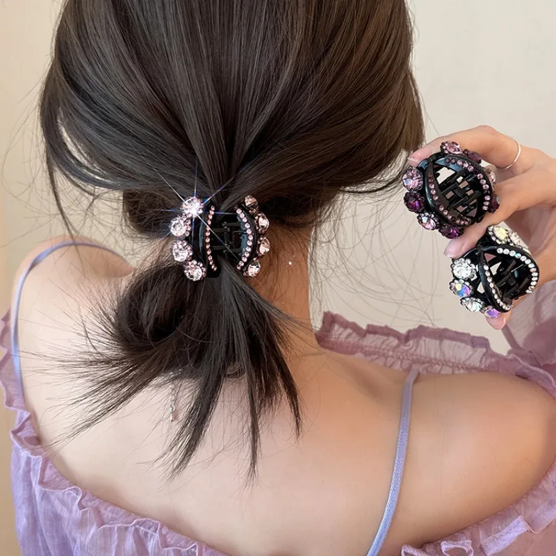 

SEREIN Light Luxury Rhinestone Grasp Hair Claw 2024 New High Quality Hair Clip Fashion Hair Accessories for Women