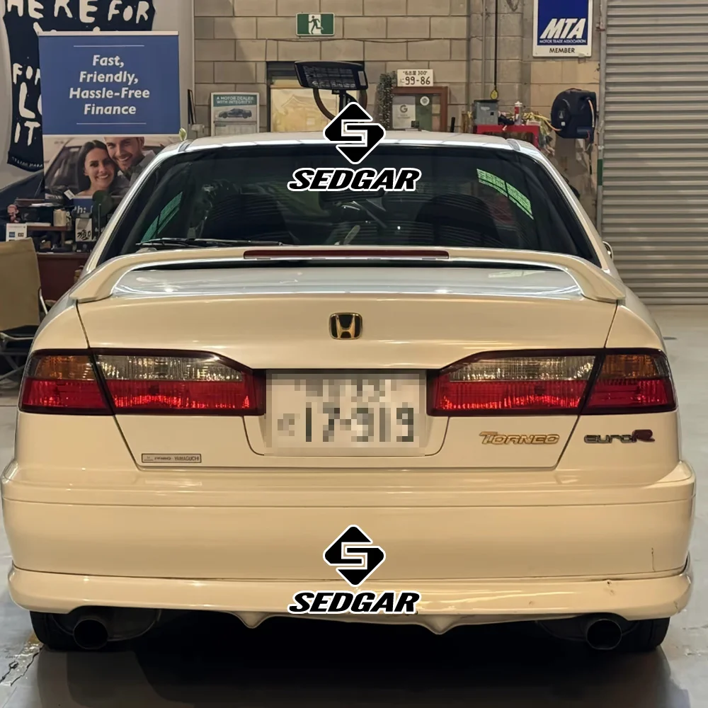 For 1998--2002 Honda Accord Torneo CL1 Euro R High Quality ABS Plastic Gloss Black Spoiler Trunk Boot Wing Spoiler Accessories