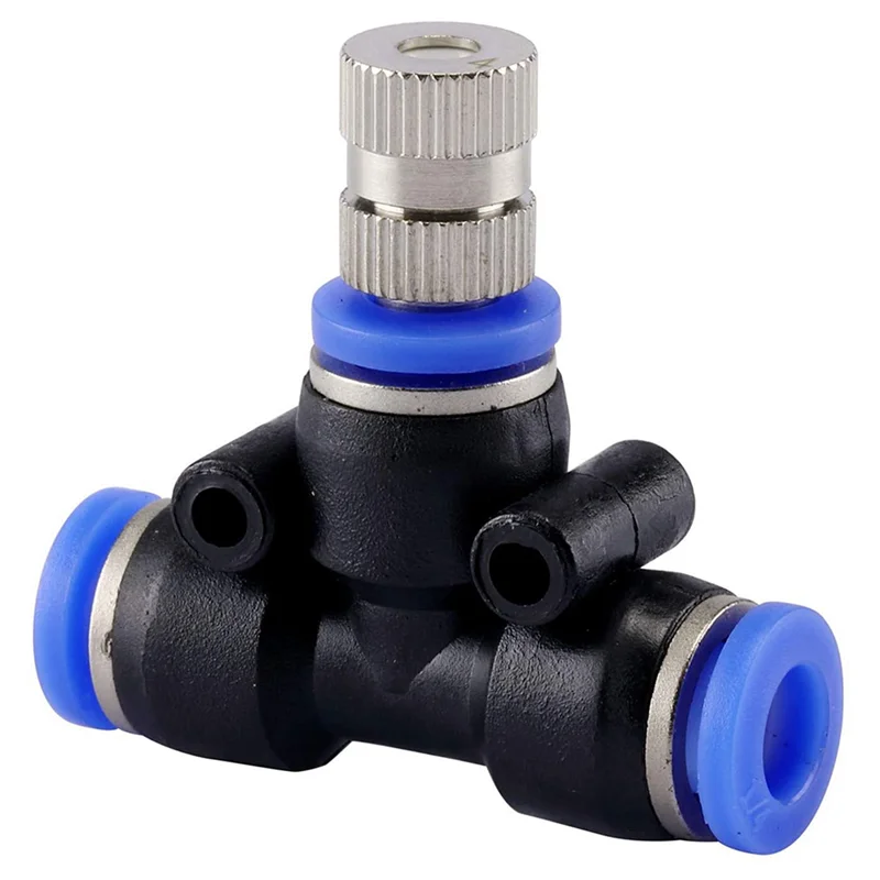 

AB33-Misting Nozzle Kit 1/4-Inch With Nozzle Spray Cooling Device Connectors For Outdoor Water Mister Cooling System 50Pcs