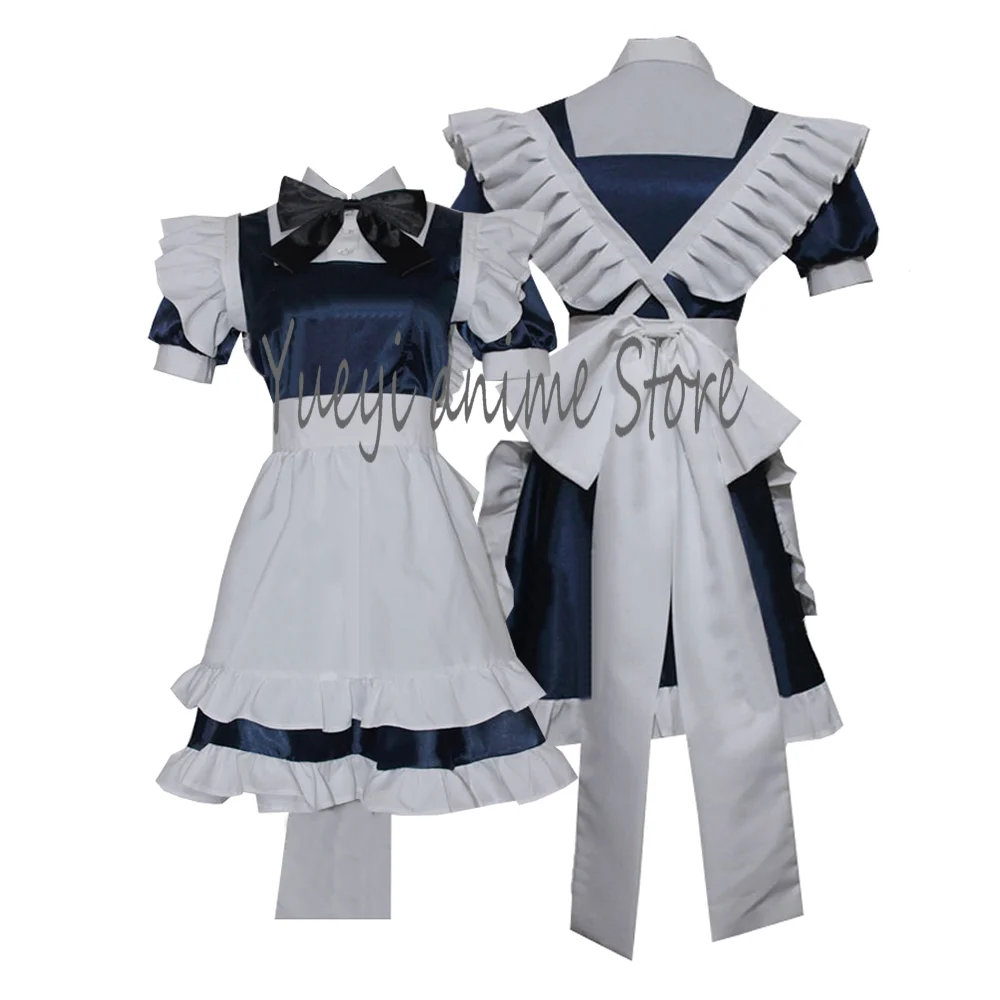 Anime cosplay Sakuya lzayoi Costume for Adult women Maid Dress Halloween Party cos customized