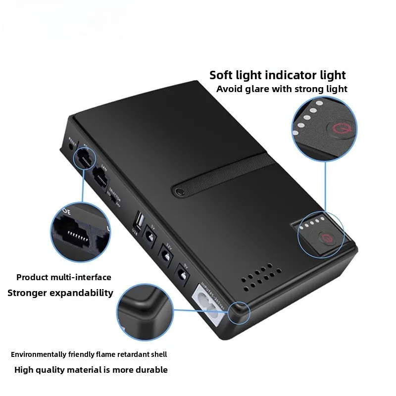 

1018L DC backup power supply UPS power supply router light cat built-in adapter 5V9V12V/15V/24V