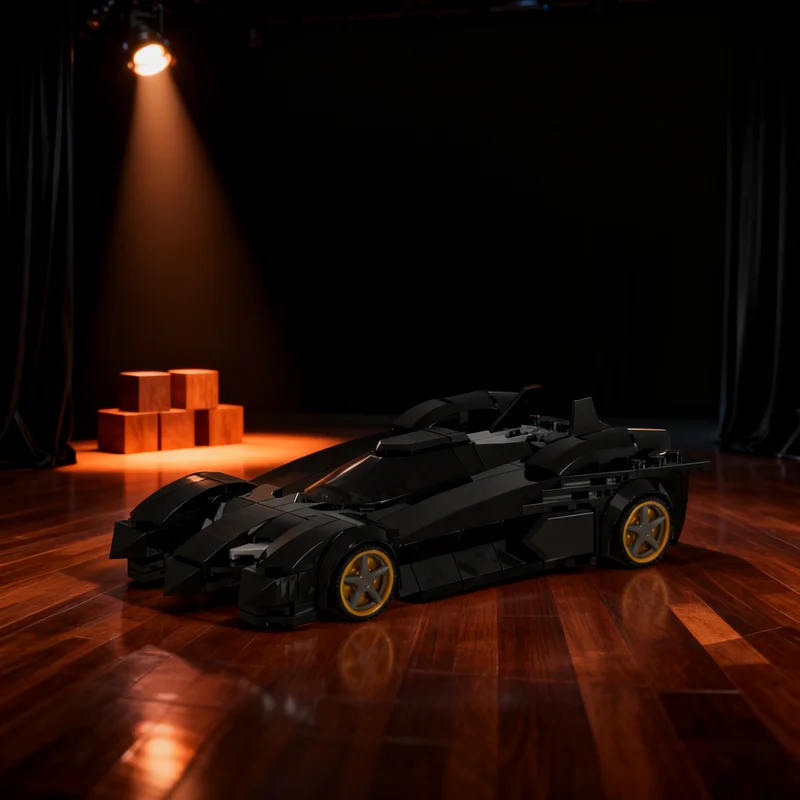 321pcs MOC Super Heroes DCD Beware The Batmobile Model Building Blocks Toys Architecture Christmas Gifts Education Idea Kids DIY