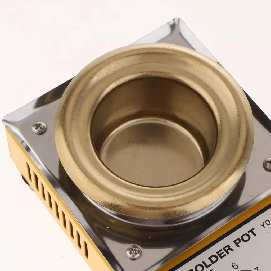 

Electric Solder Pot Rapid Melting Bath Thermostat for Rework Station Electronic Soldering Accessories