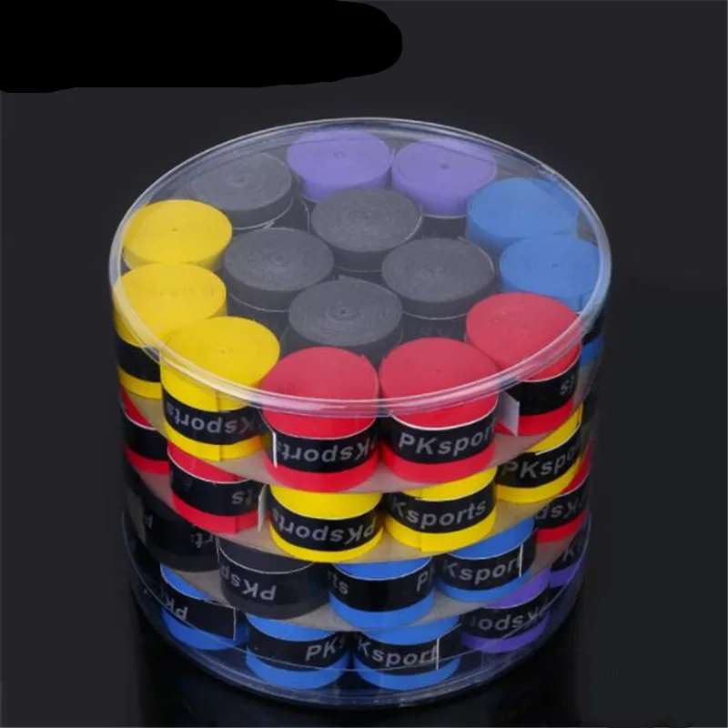 60Pcs Original Tennis Overgrip Tennis Racket PU Tennis Sweatband Antivibrador Grip Padel Tenis Raquete Padel Tennis Grip