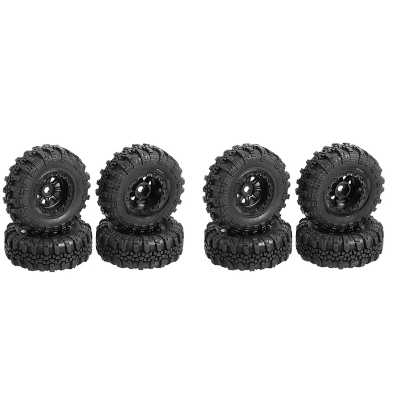 Hot-8PCS 47X18mm Velgen Banden Band Set Voor Axiale SCX24 90081 AXI00001 1/24 RC Crawler auto Upgrade Onderdelen Accessoires