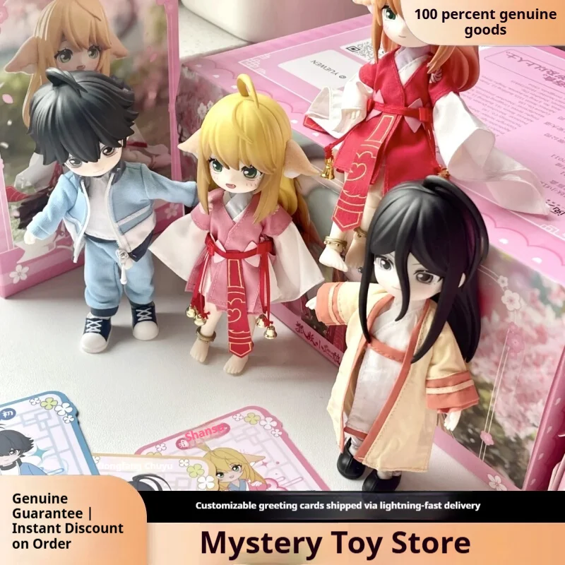 

Official Fox Spirit Matchmaker BJD Marriage Token Series Blind Box Trendy Toy Chinese Anime Peripheral Figure Gift for Boy girl