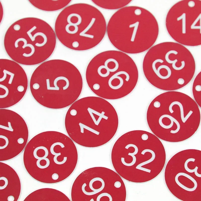 50 قطعة 1-100 علامة مرقمة تسميات عدة خلية النحل العلامات الماشية تربية النحل العرض الأحمر خلية النحل صندوق التزاوج علامة حديقة أداة أجزاء