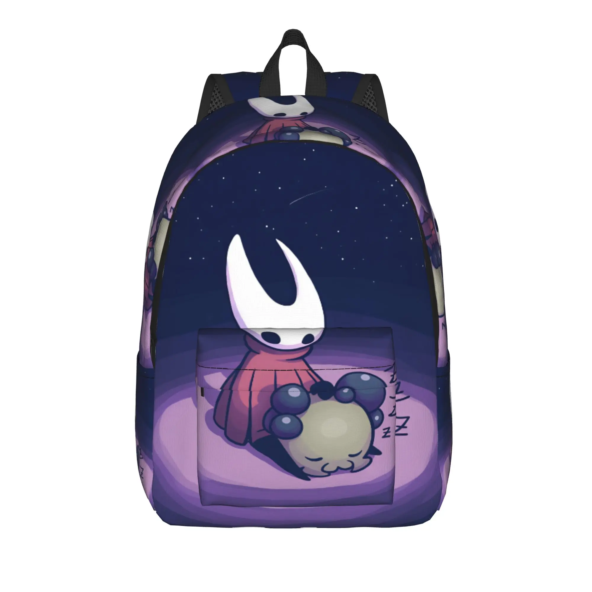 Hollow Knight Backpack Unisex  Print Backpacks Polyester Funny High School Bags Outdoor Style Colorful Rucksack