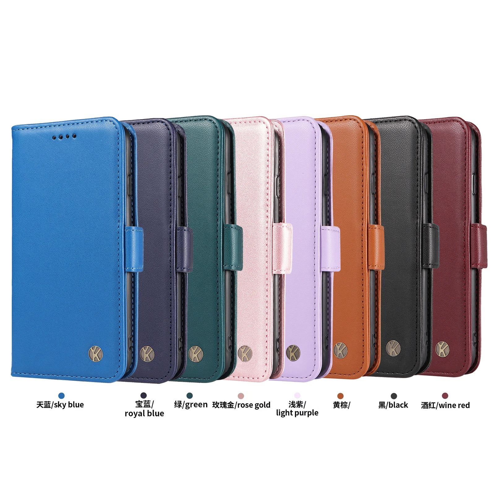 

YIKATU Leather Phone Case iPhone 11 pro/promax iPhoneX XS XR/XS MAX Business Flip Card Cover Full Coverage