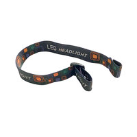 1 Piece Black Elastic Head Strap Belt Adjustable Headband For Flashlight Headlight Headlamp Outdoor