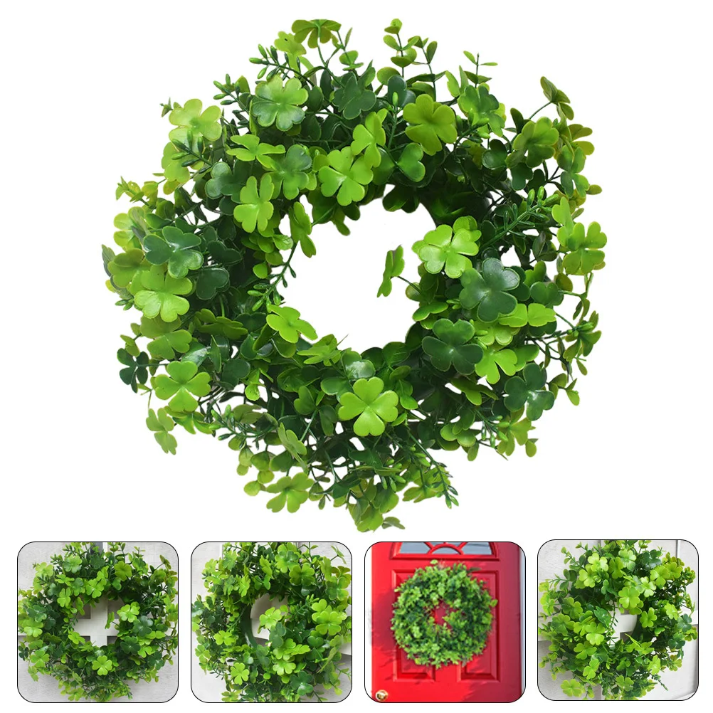 

St Patrick's Day Door Wreath Pendant Decor Party Hanging Garland Outdoor Indoor Creative Festival Decoration Wreath Pendant