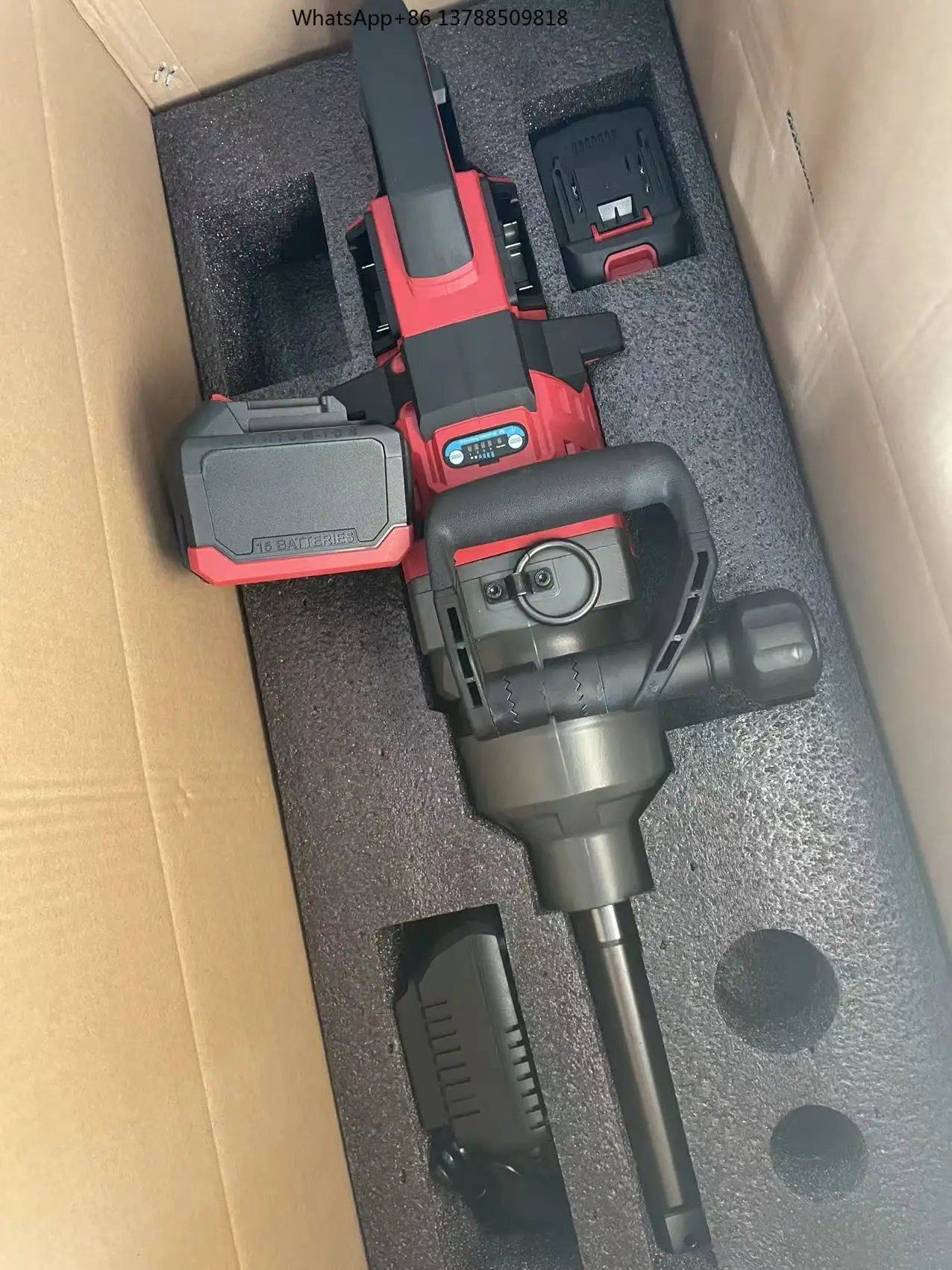 Cordless Electric Impact Wrench - 21V Brushless High Torque 4000Nm Tool for Truck Tire & Fleet Repair