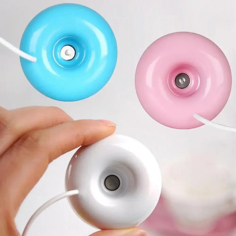 Mini Donut Negative Ion Humidifier USB Round Household Air Purifier for Home Office Desktop Donut Steam Diffuser Mini Sprayer