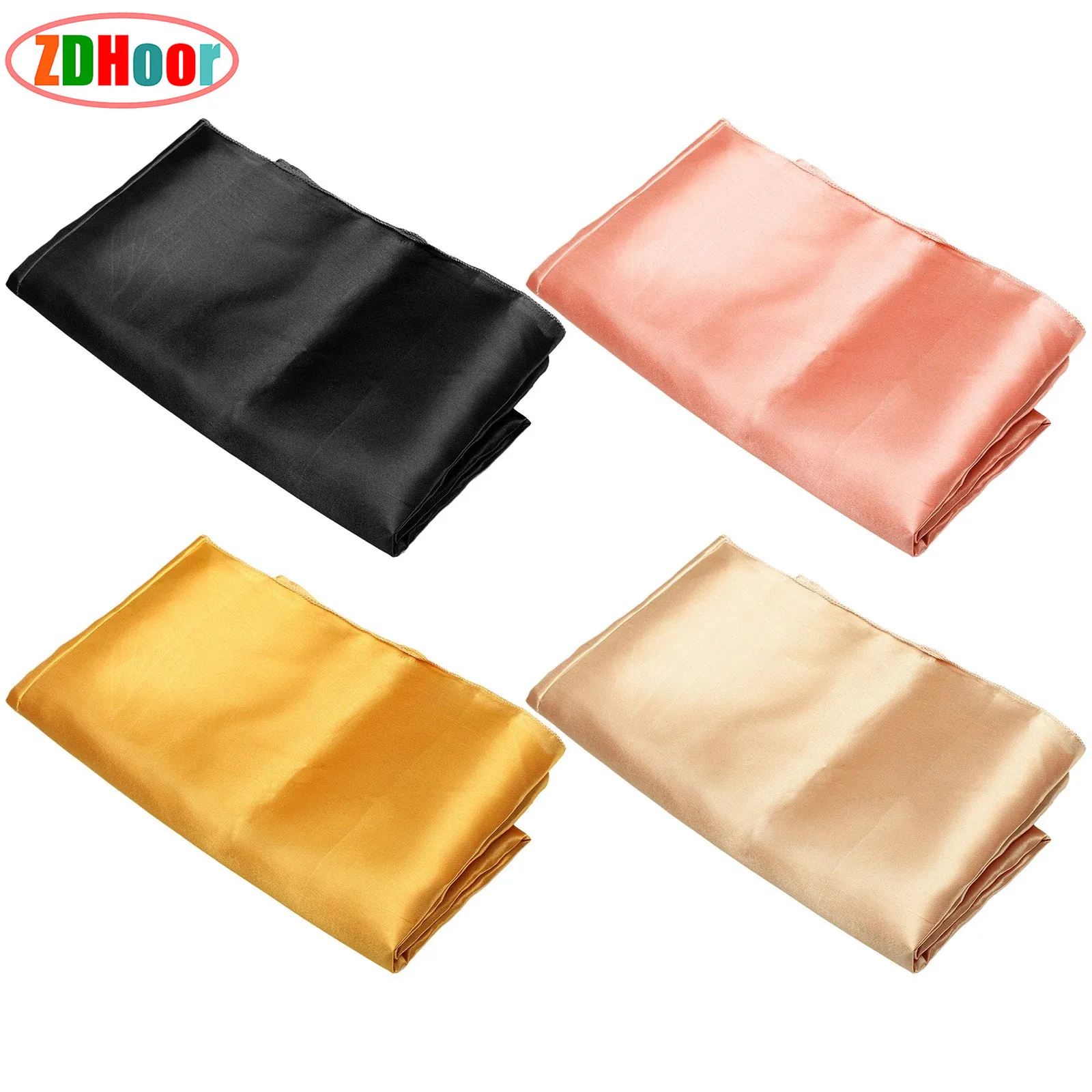 

Table Overlay Cover Silk Satin Tablecloth Table Runner Rectangular Table Decor for Wedding Banquet Dinner Table Decoration