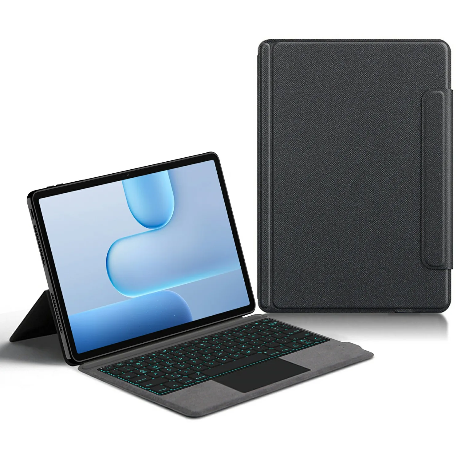 for-honor-pad-10-pro-leather-case-touchpad-bluetooth-compatible-keyboard-with-backlit-black