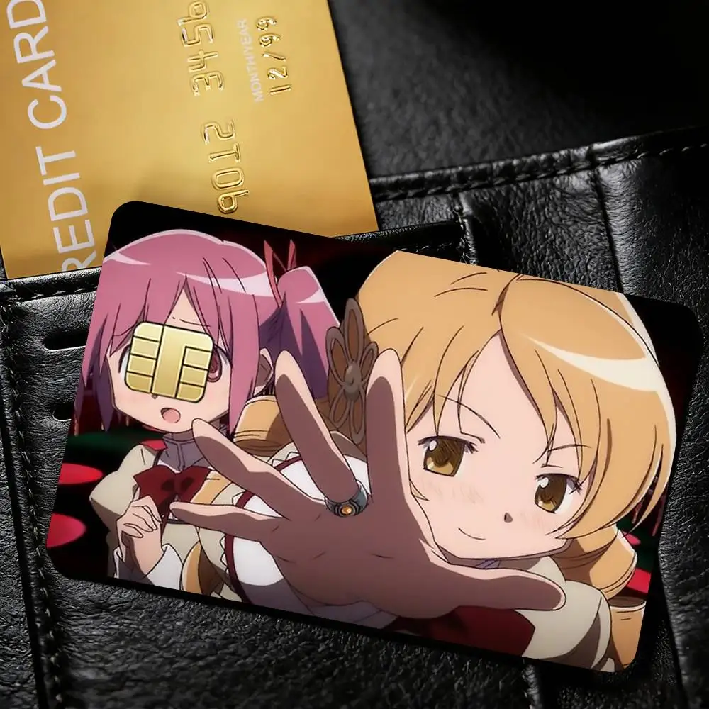 Cute M-Mami T-Tomoe Decorative Waterproof Film Skin Cover Credit Card Stickers Debit Front Bank Bus Pass