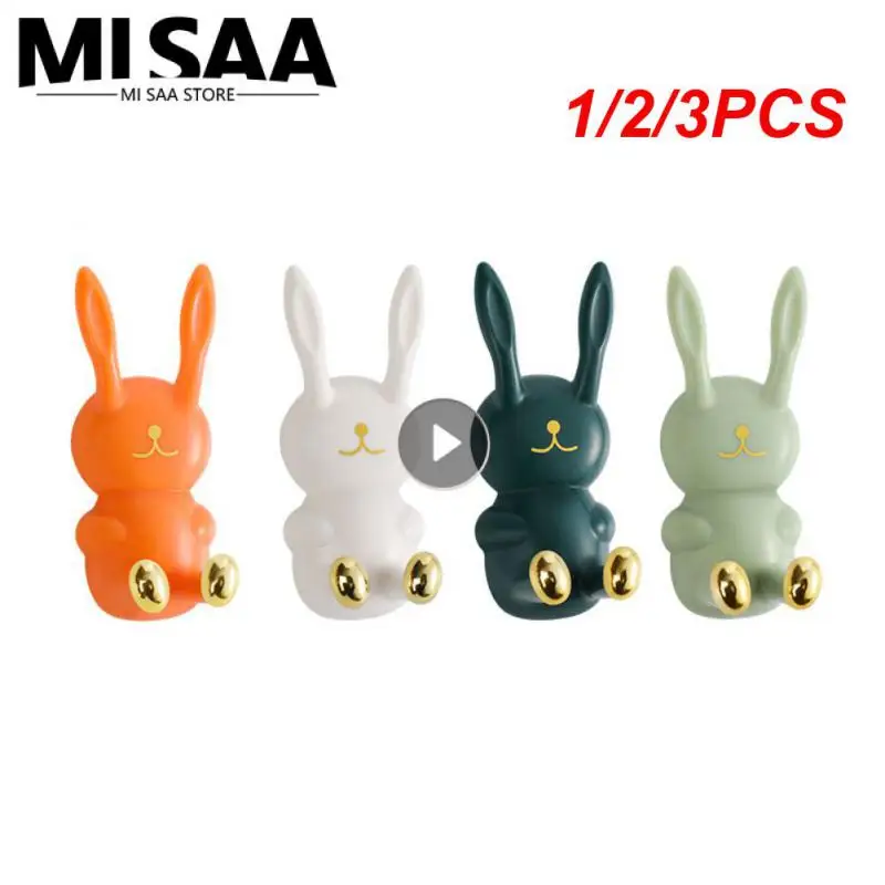 1/2/3PCS Adhesive Hook Non-marking Wholesale Bathroom Accessories Creative 2023 Hook Cute Hook Kitchen Accessories