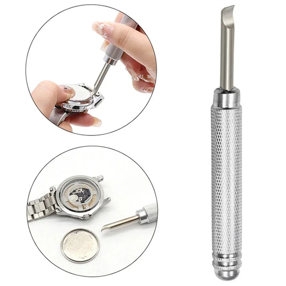 1pc Watch Repair Tool Watch Case Opener Back Cover Pry Remover For Battery Replacement Watch Accessory Repair Tool