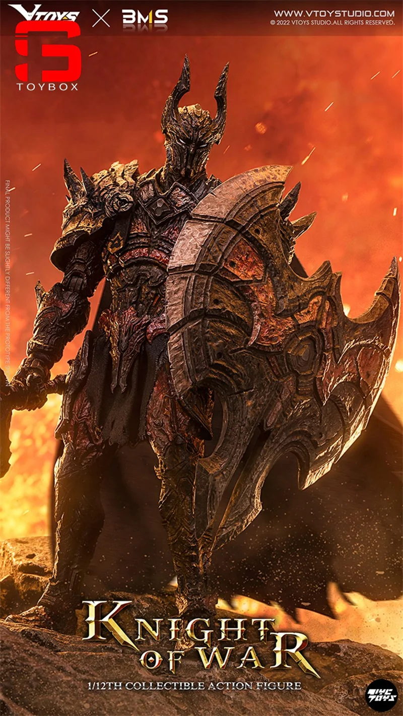 VTOYS-figura de acción de Caballero de la guerra a escala 1/12, modelo de soldado, conjunto completo de juguete coleccionable, X BMS, VSD005