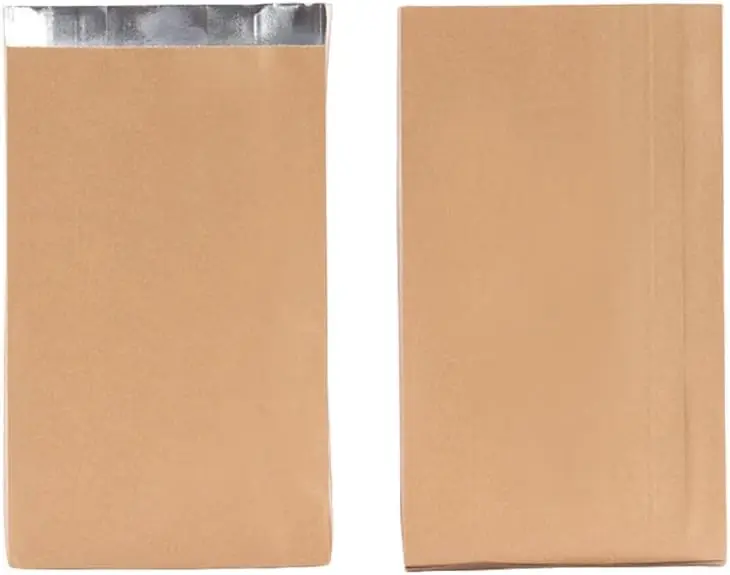 

Kraft Foil Hamburger Wrappers for Sandwiches BBQ Hot Dog, 50 Pack Small Brown