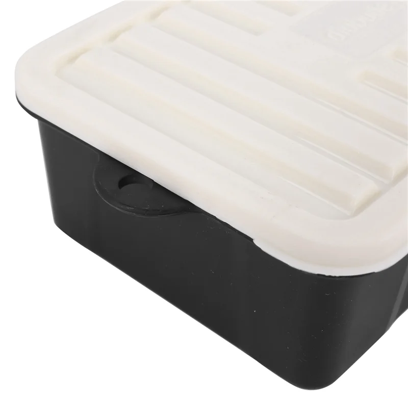 B24C-2Pcs Caja de almacenamiento de plástico para coche RC, herramienta de decoración para Traxxas TRX4 Axial SCX10 90046 D90 1/10 RC Crawler, accesorios, negro