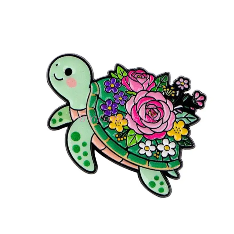 N5KF Lightweight Animal Flower Brooch Easy to Wear Secure Closure Accent Lapel Pin Ensuring Comfort Throughout the Day