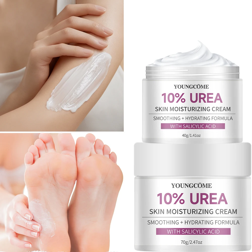 Feuchtigkeitscreme YOUNGCOME 10% Urea Hautcreme mit Salicylsäure, langanhaltende Feuchtigkeitsbarriere, Unterstützung der Körperpflege, feuchtigkeitsspendend – Detail 6