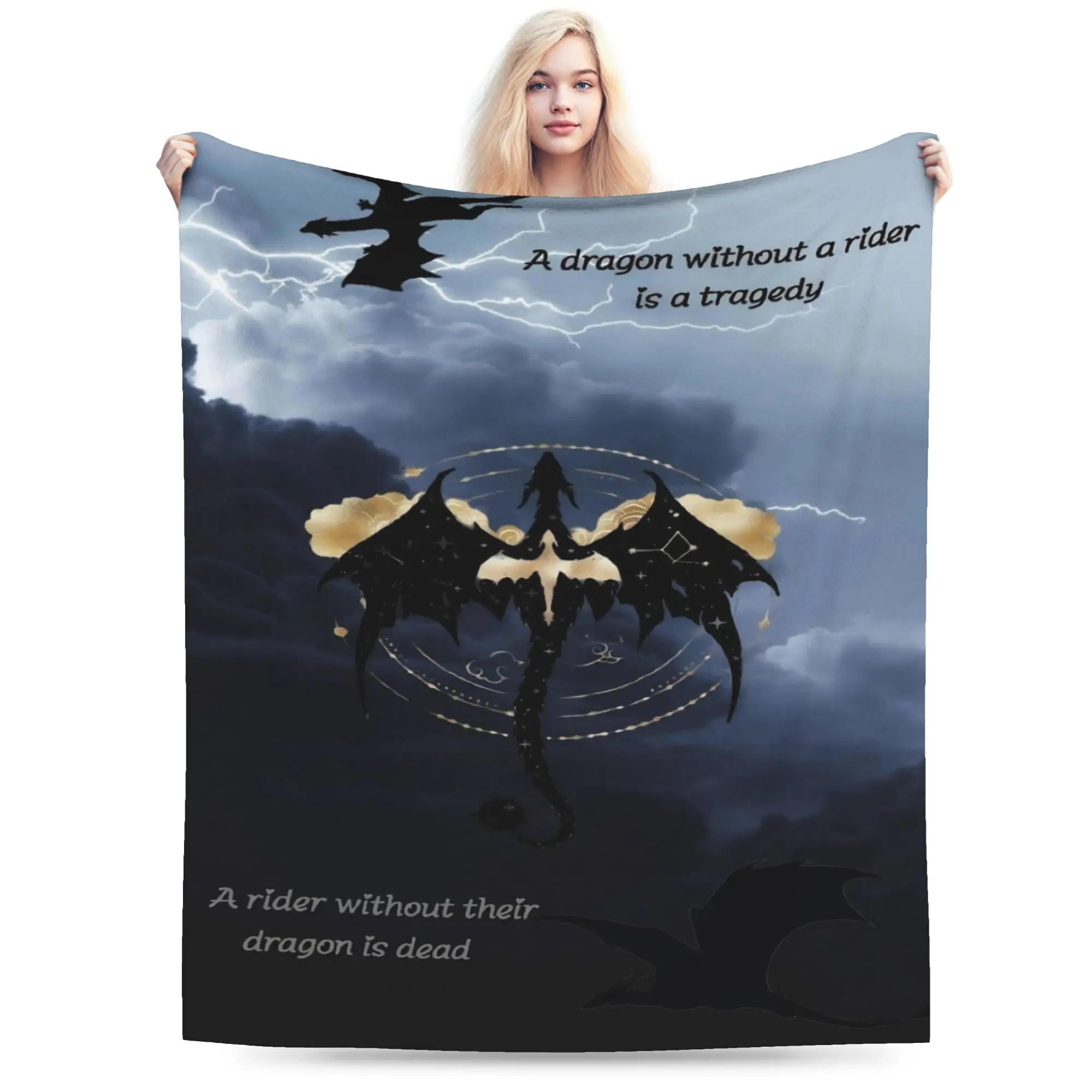 F-Fourth W-Wing Dragon Blankets Super Soft Fleece Cozy Gifts  Throw Blanket Bedding Throws