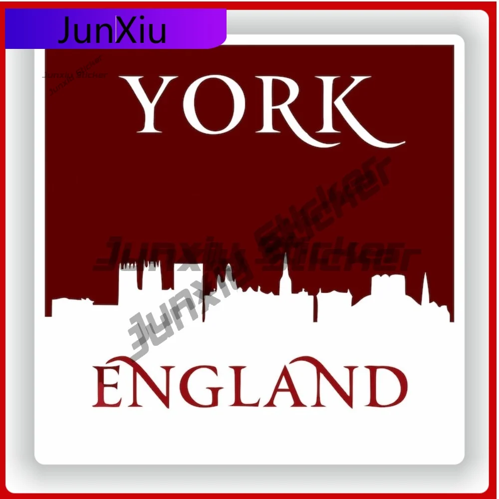 

York England Badge Sticker Custom Decals Decoration Funny Stickers For Motorcycle Camping Suv Side Car Advebture Sticker Decals
