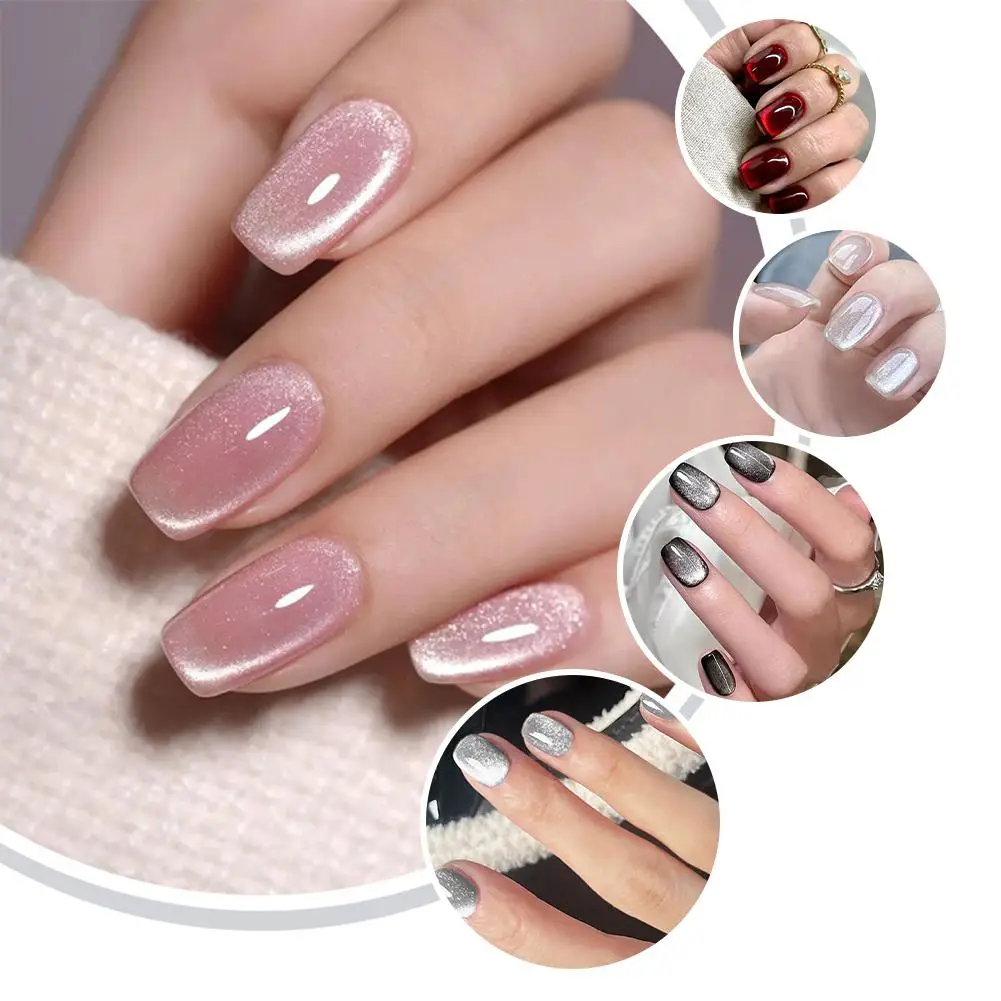 24 Stück einfacher künstlicher Nagel mit quadratischem Kopf und Gelee-Kleber, rosa, weiß, Farbverlauf, französisches Drücken auf falschen Nägeln, kurze, vollständige Nagelspitzen