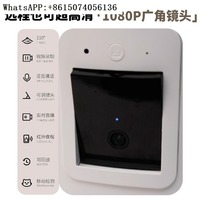 Automatic feeder camera with video capabilities for pet dogs, intelligent 5G playback for mobile monitoring