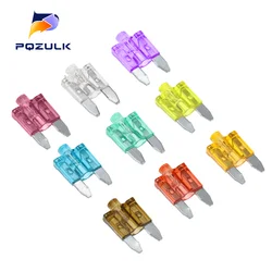 10PCS Small Size Automotive Fuse With Indicator Light Pilot Lamp Medium Fuse With Fusing indication 3A-40A