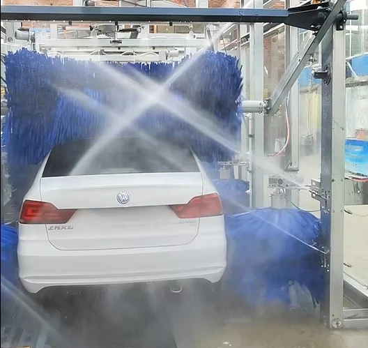 Fully Automatic Car Wash Machine Equipment Systems 9 Brush  Equipos Tunnel Car Wash System Price Professional