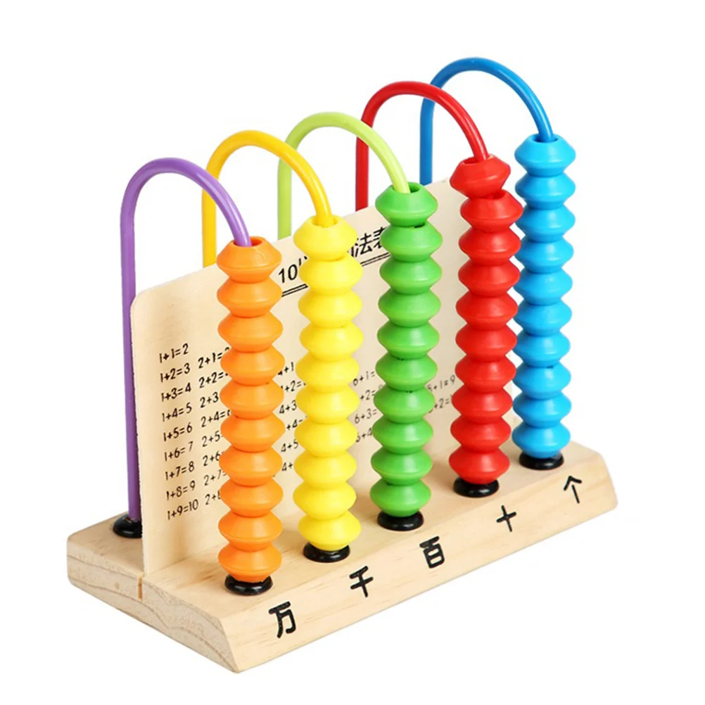 

Children Wooden Abacus Educational Counting Beads Early Math Learning Calculation Math Learning Tool Kids Abacus