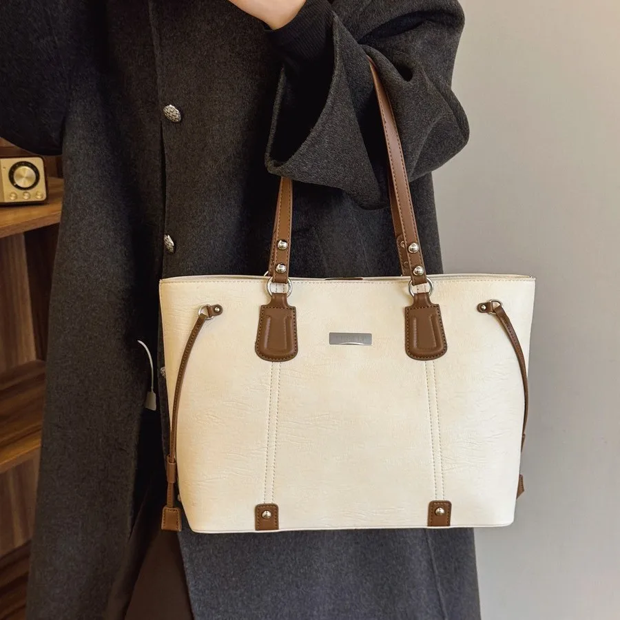 

​ ​ 2025 Новая большая сумка премиум-класса — женская сумка через плечо в стиле ретро, легкая роскошная сумка, простая и стильная ​ ​